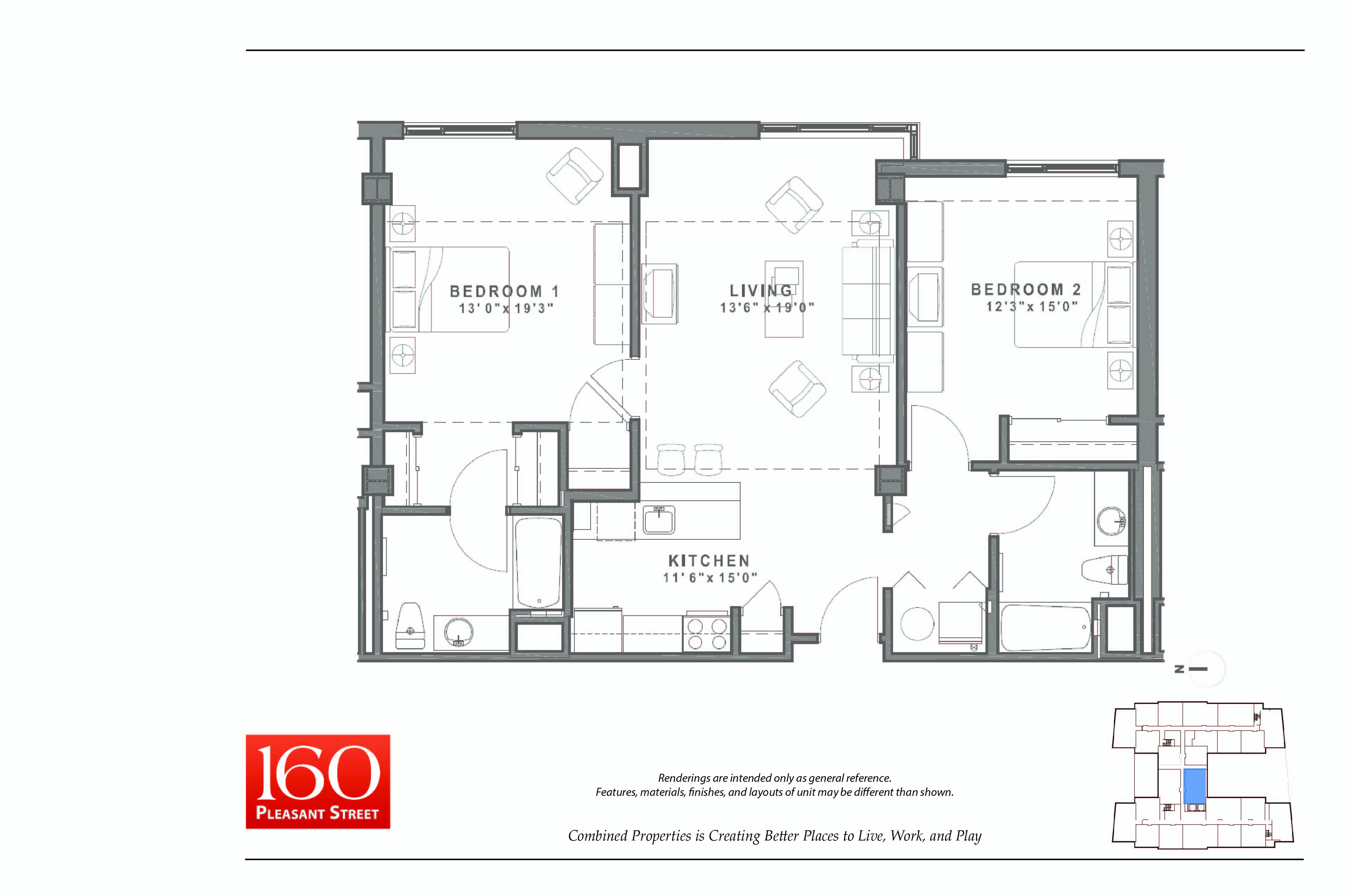 Malden - 2 Beds, 2 Baths - Image 35